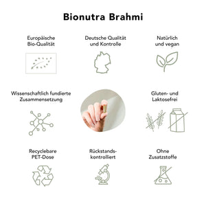 Brahmi_Kapseln: bio, vegan, rueckstandskontroliert, ohne Zusatzstoffe, Gluten und Laktosefrei