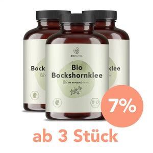 bio bockshornklee Kapseln – 3er-Vorratspackung à 270 Stück mit 7 % Rabatt ab 3 Stück, vegan und hochdosiert