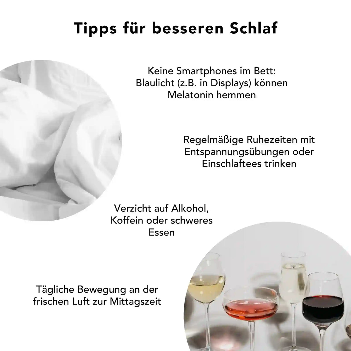 Tipps für besseren Schlaf – regelmäßige Entspannung, Bewegung und Schlafhygiene kombiniert mit natürlichen Pflanzenstoffen wie Baldrian können das Einschlafen unterstützen