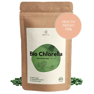 Bio Chlorella Tabletten / Presslinge , membrangebrochen