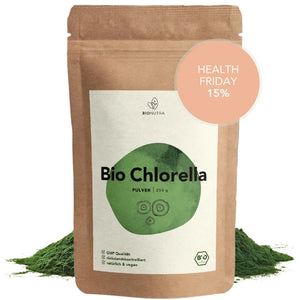 Bio Chlorella Pulver, membrangebrochen