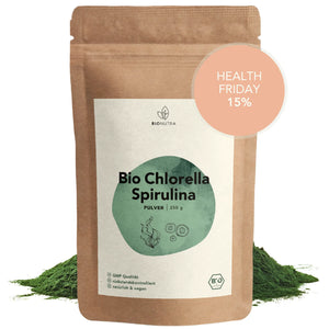 Bio Chlorella Spirulina Pulver, membrangebrochen