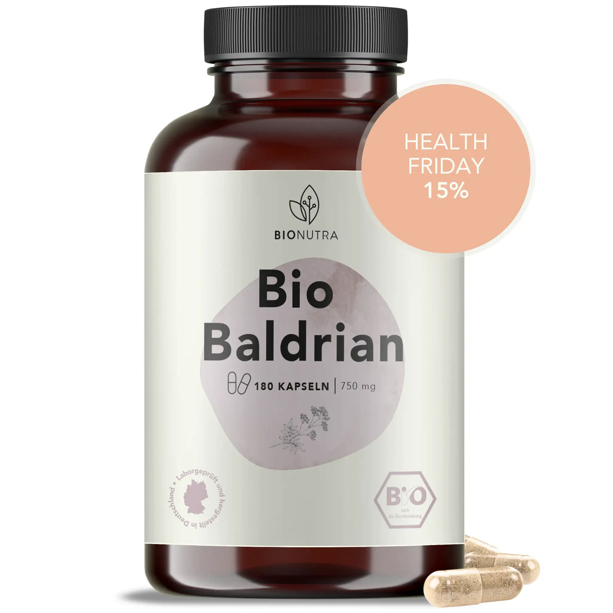 Bio Baldrian Kapseln