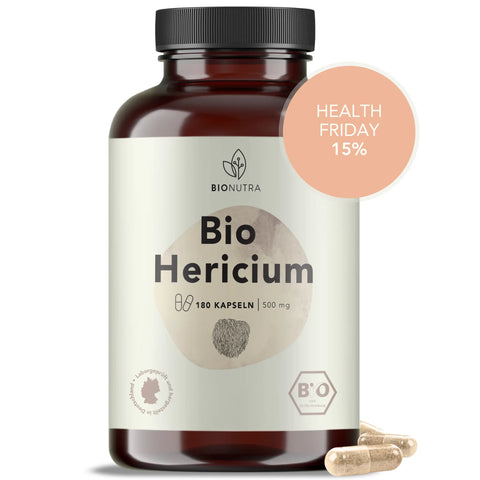 Bio Hericium Kapseln (aus Löwenmähne Pilz)