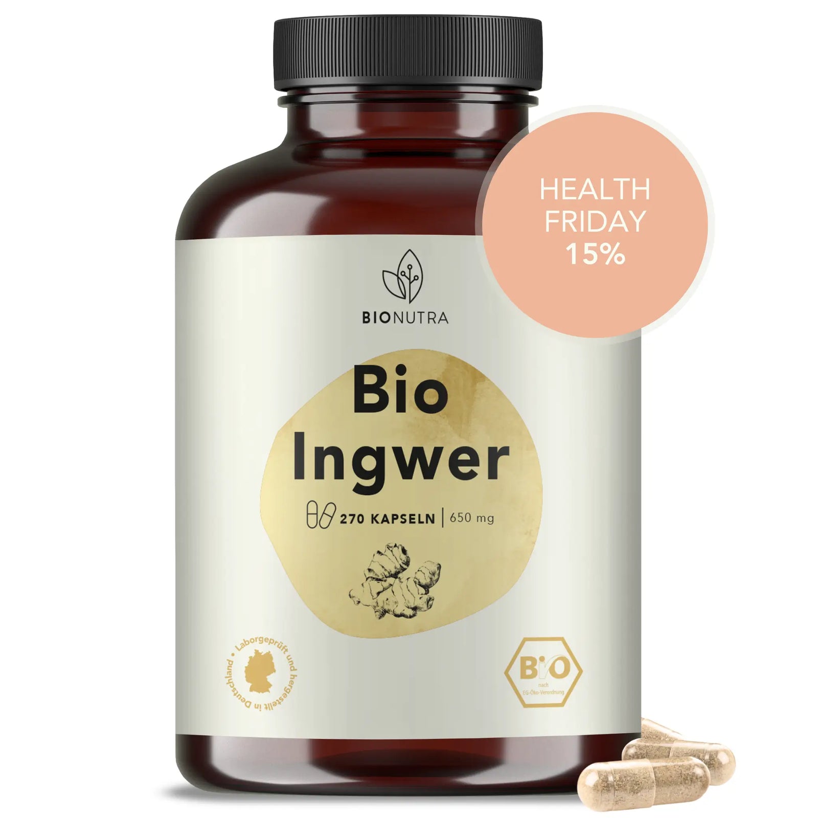 Bio Ingwer Kapseln
