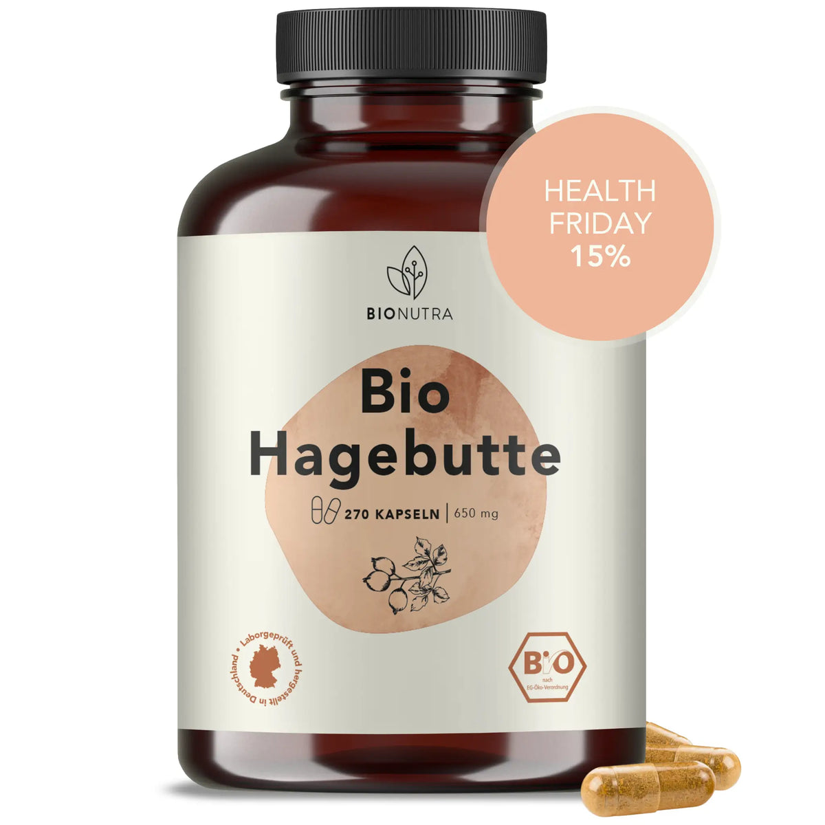 Bio Hagebuttenkapseln