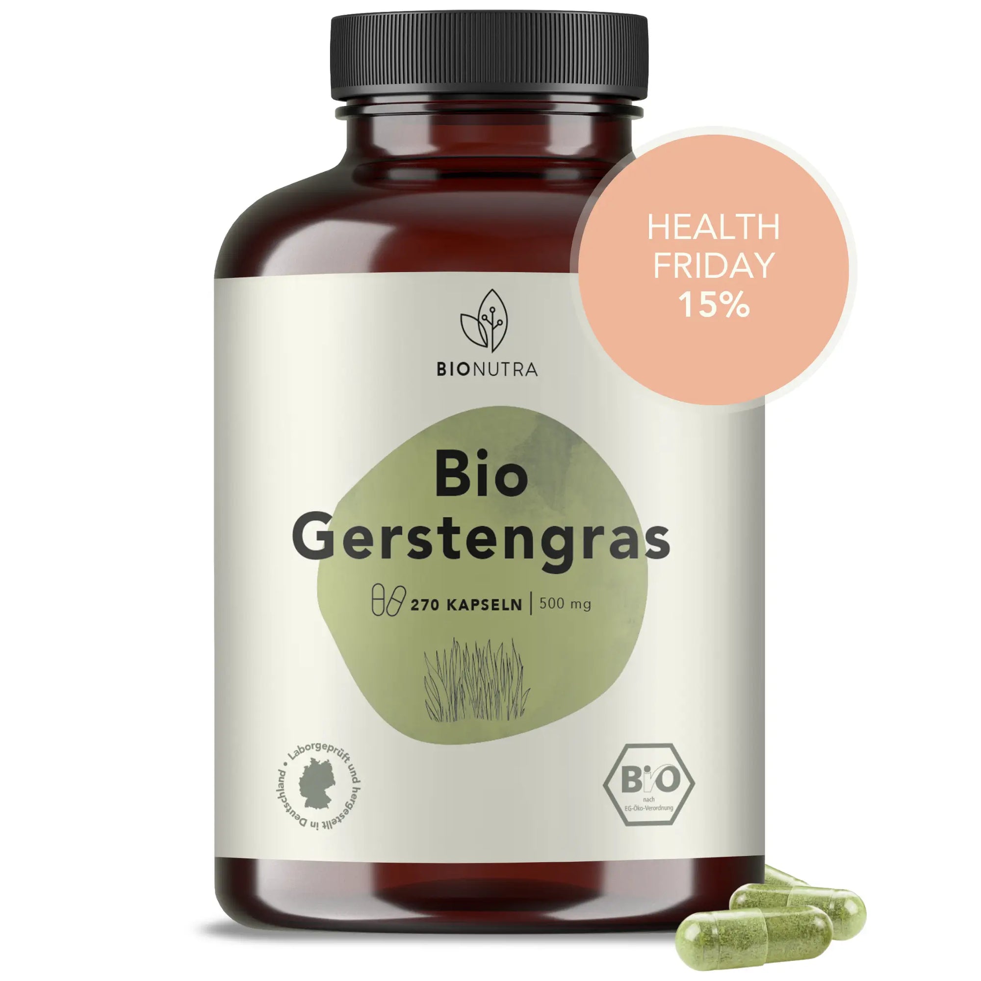 Bio Gerstengras Kapseln