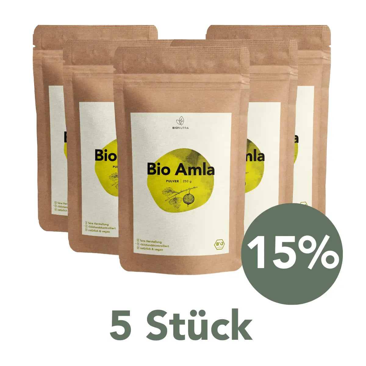 Organic Amla powder, fair production from Sri Lanka 