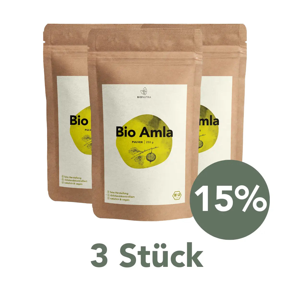 Organic Amla powder, fair production from Sri Lanka 