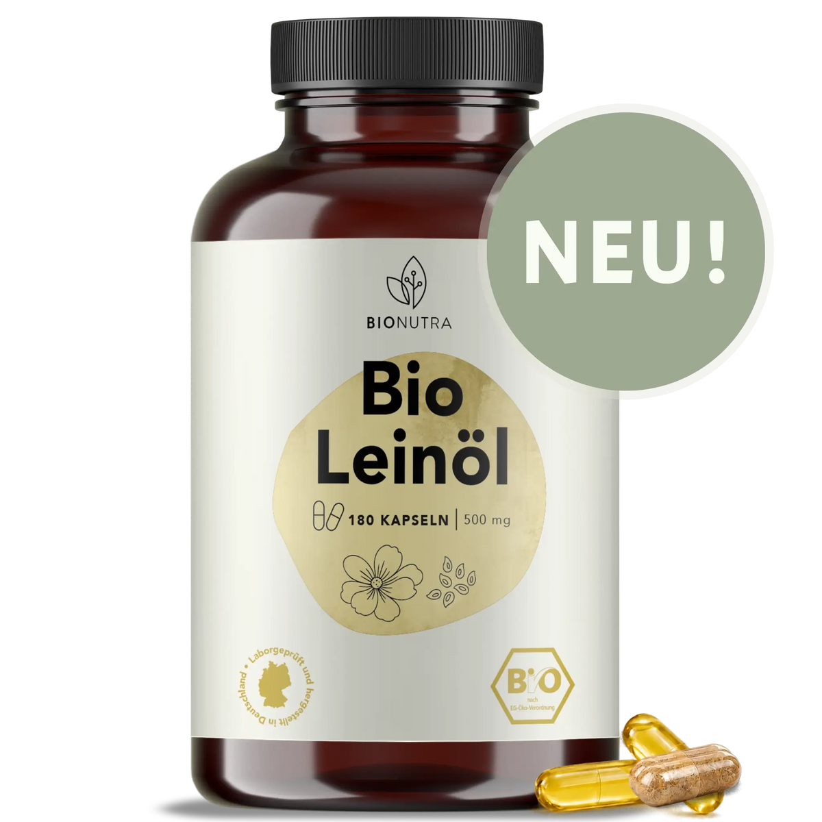 Bio Leinsamenöl Kapseln