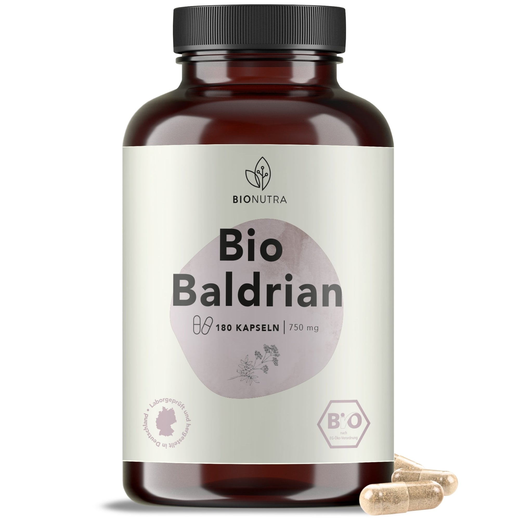 Bio Baldrian Kapseln, 750 mg