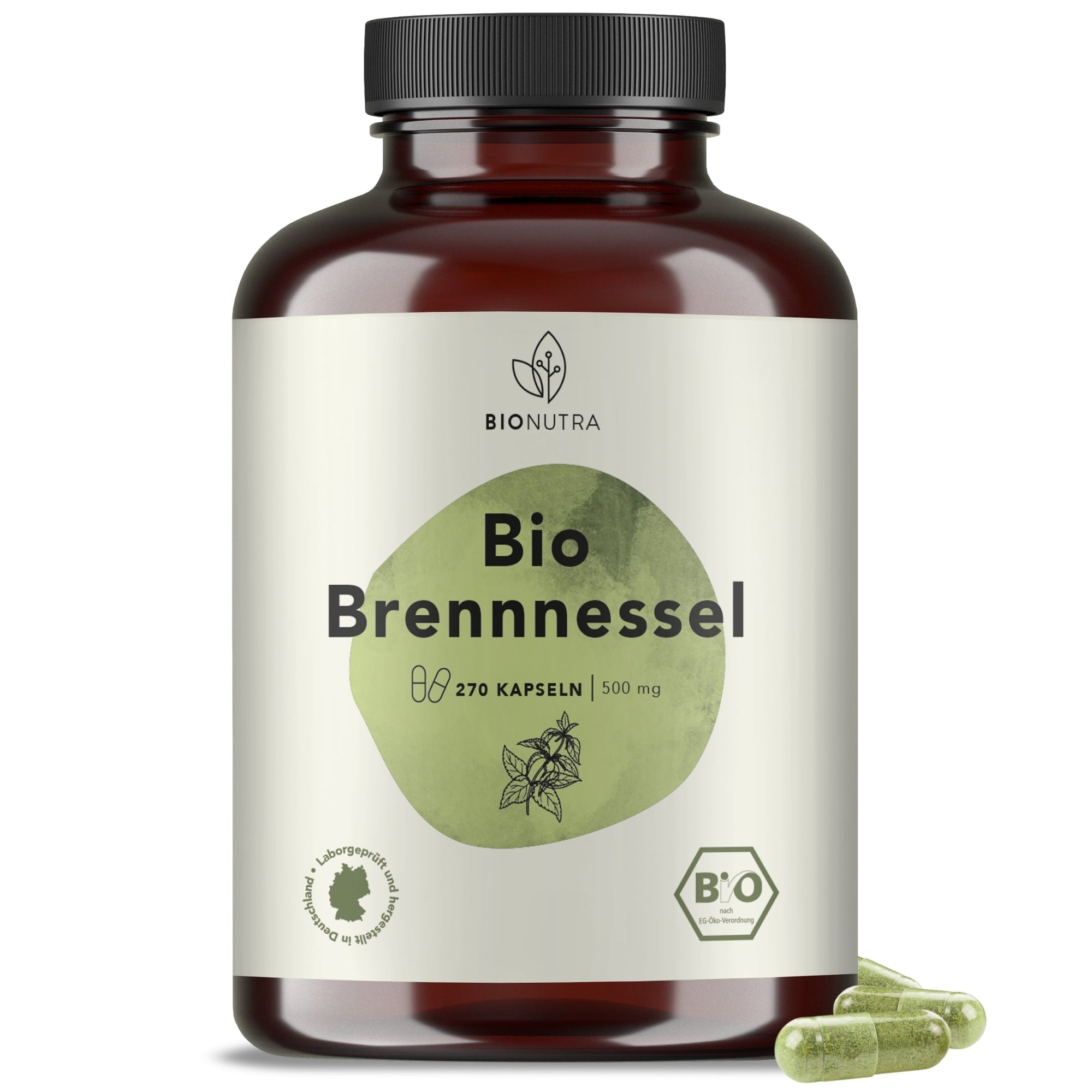 Bio Brennnessel Kapseln, 500 mg