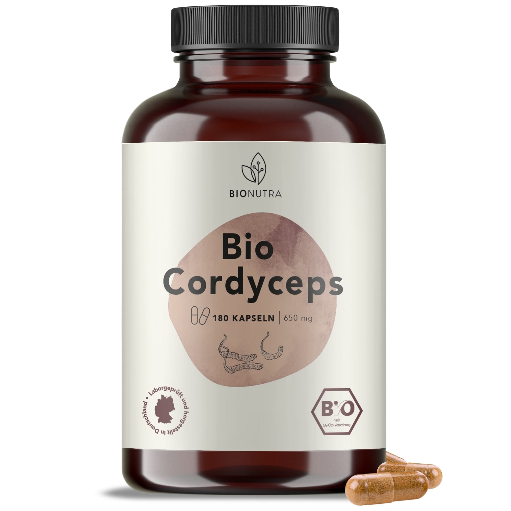 Bio Cordyceps Kapseln, 650 mg