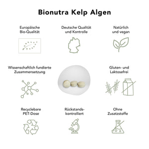 Bio Kelp Tabletten 200mg, 150ug Jod, vegan_ohnezusatzstoffe_gluten, laktosefrei