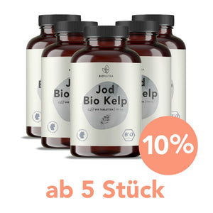 Bio Kelp Tabletten 200mg_150ug Jod, 5er set