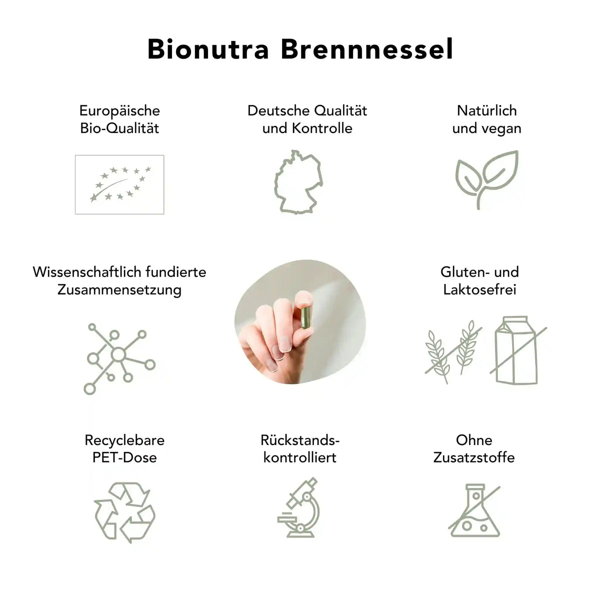 Bio_Brennnessel_Kapseln:bio, vegan, rueckstandskontroliert, ohne_Zusatzstoffe, Gluten_und_Laktosefrei
