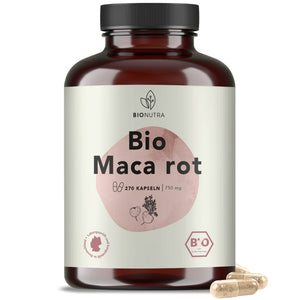 Bio Maca rot Kapseln 750mg