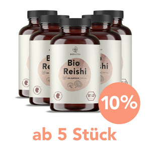 Bio Reishi Kapseln 650mg 5er set