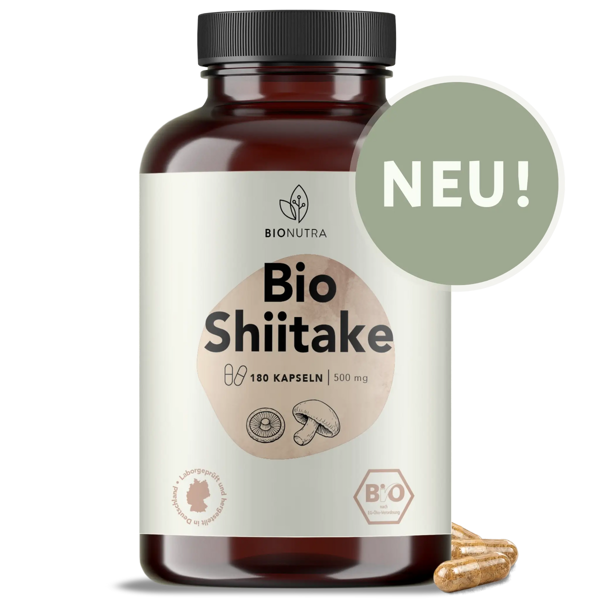Bio Shiitake Kapseln