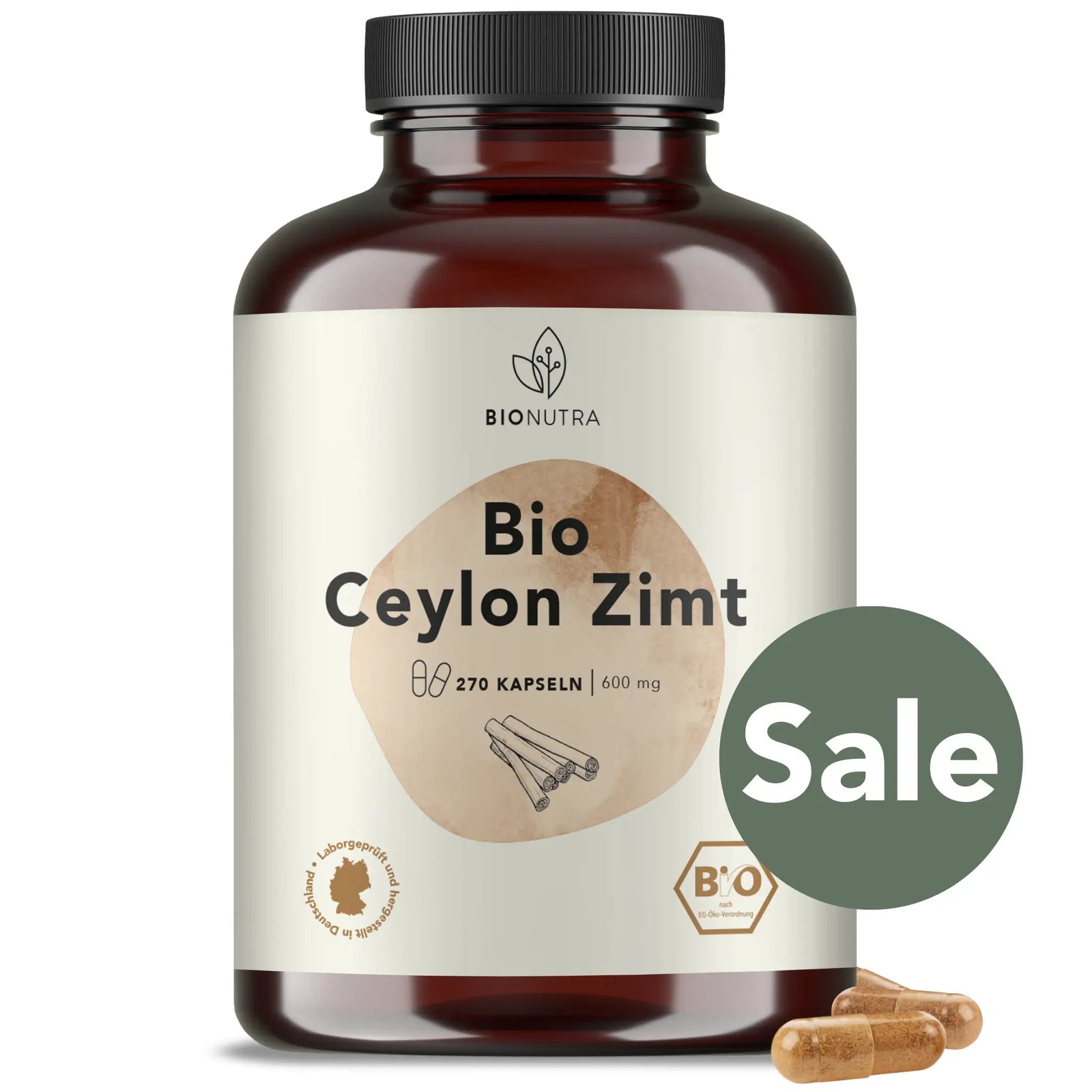 Bio Ceylon Zimt Kapseln
