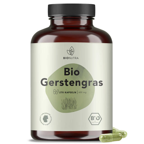 Organic barley grass capsules 