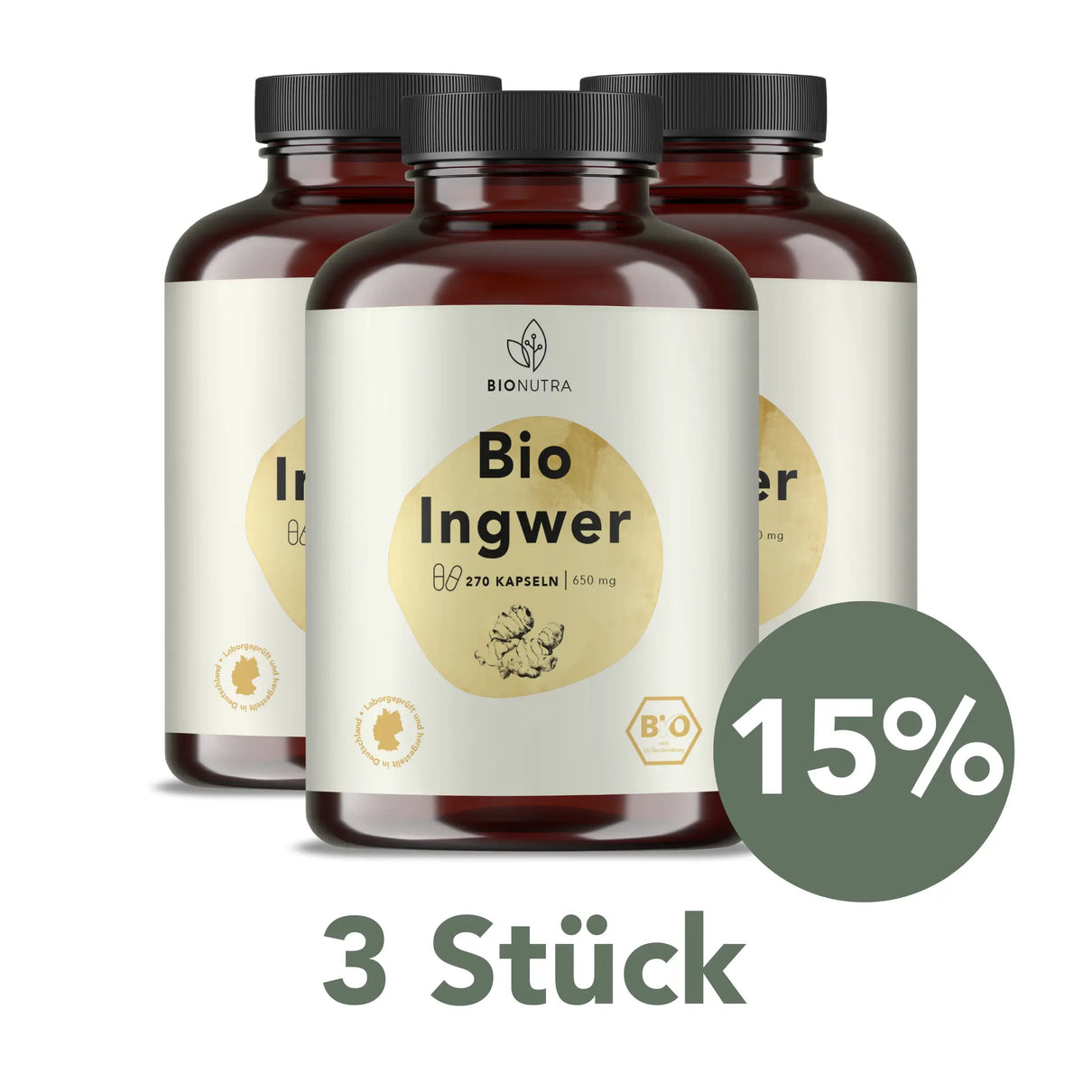 Bio Ingwer Kapseln