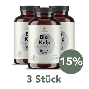 Bio Kelp Kapseln  (200 µg natürliches Jod) aus atlantischem Kelp