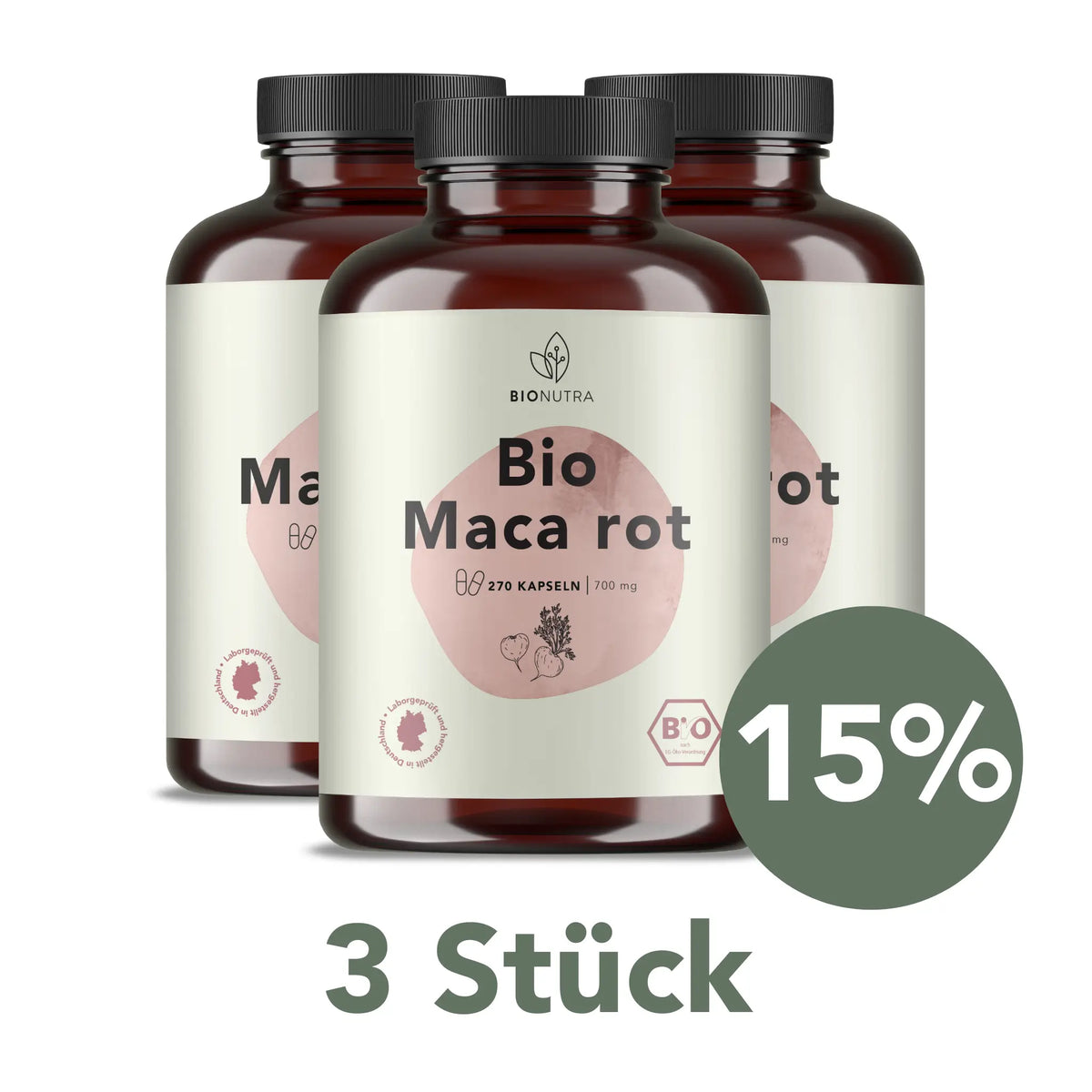 Bio Rote Maca Kapseln