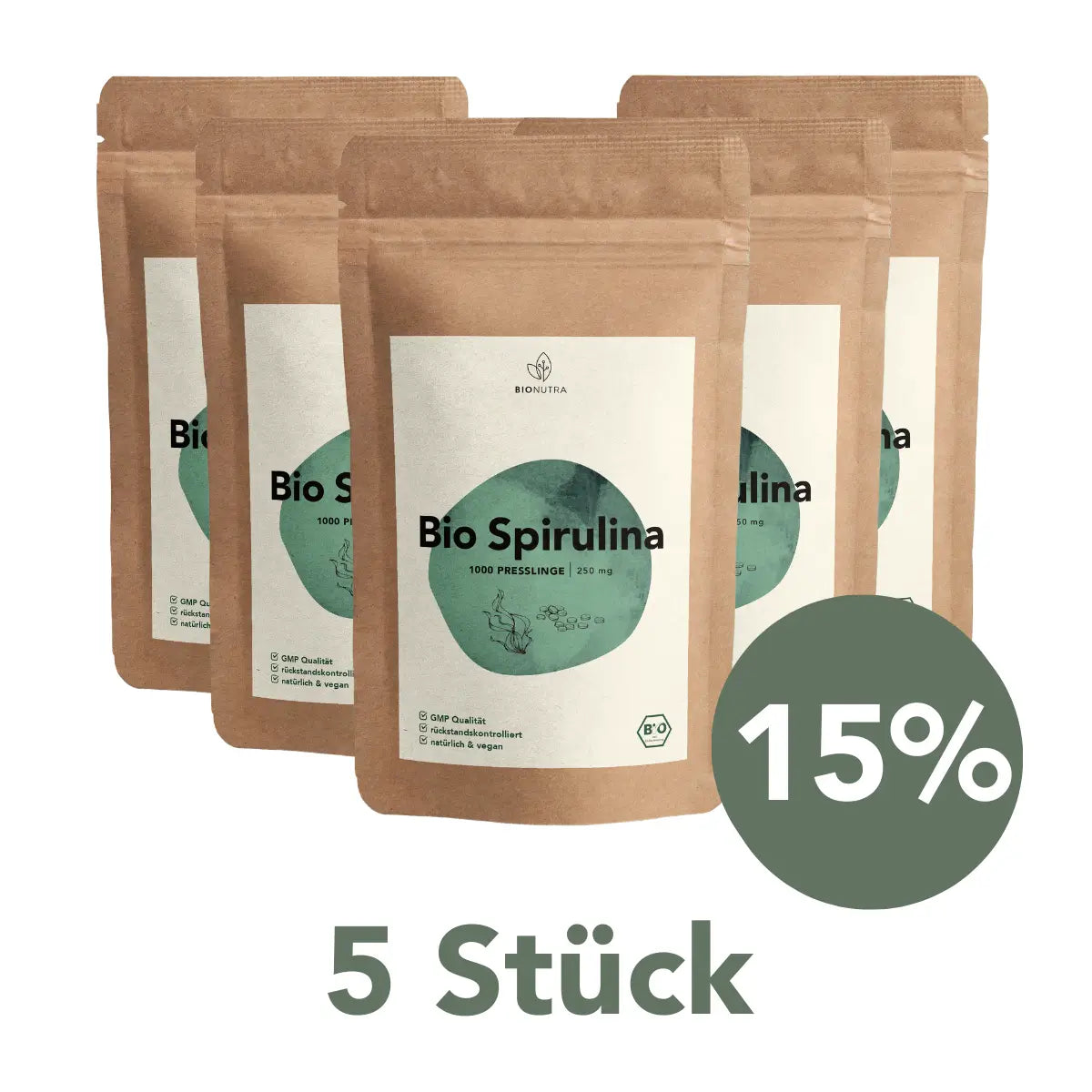 Organic Spirulina tablets / pellets 