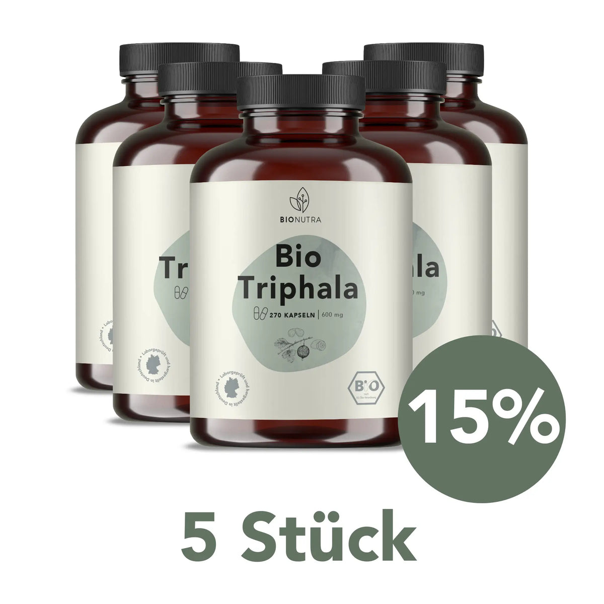 Organic Triphala capsules 