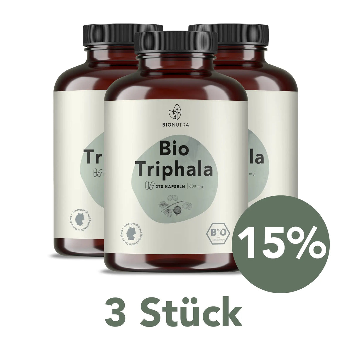 Organic Triphala capsules 