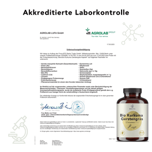 bionutra bio kurkuma gerstengras kapseln 700mg labortest