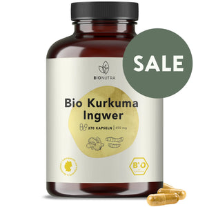 Organic Turmeric Ginger Complex Capsules, with Pepper &amp; Chili 
