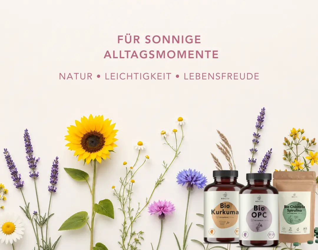 Pflanzliche Nahrungsergänzungsmittel in bester Bio-Qualität | Bionutra
